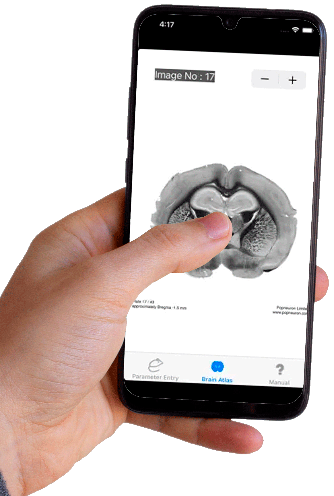 Isolated_left_hand_holding_smartphone-optogenetic app